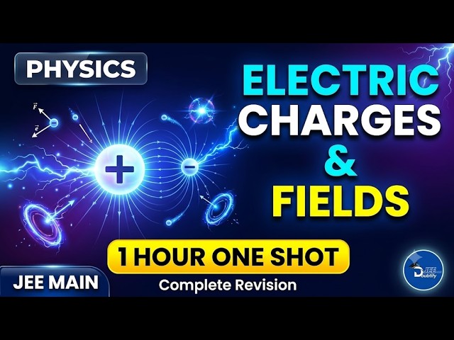 Electric Charges & Fields One Shot | 1 Hour Complete Revision