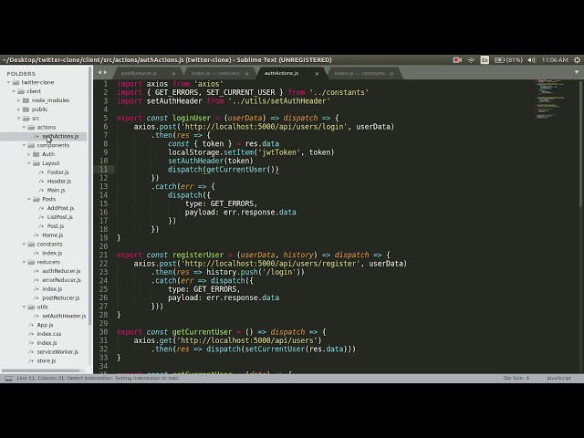 Fullstack Twitter Clone with Nodejs, Express, MongoDB, React - Part 15