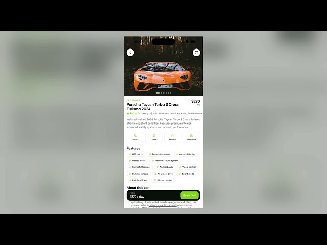 Carento — React Native Car Rental App for Botble | Booking, Dealers, Dark Mode