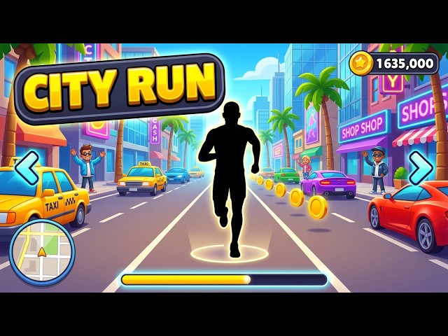 👋 Let's Move Together! CITY RUN 🌆 | Immersive Interactive Warm Up | Fun Kids Exercise