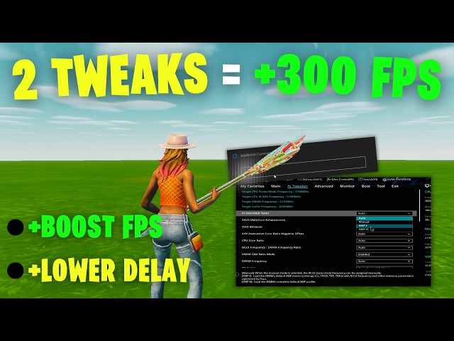 Two Tweaks For Higher FPS & Lower Input Delay (Under 2 Minutes)