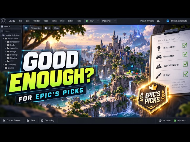 UEFN: Stop Chasing Trends. Build for Epic's Picks.