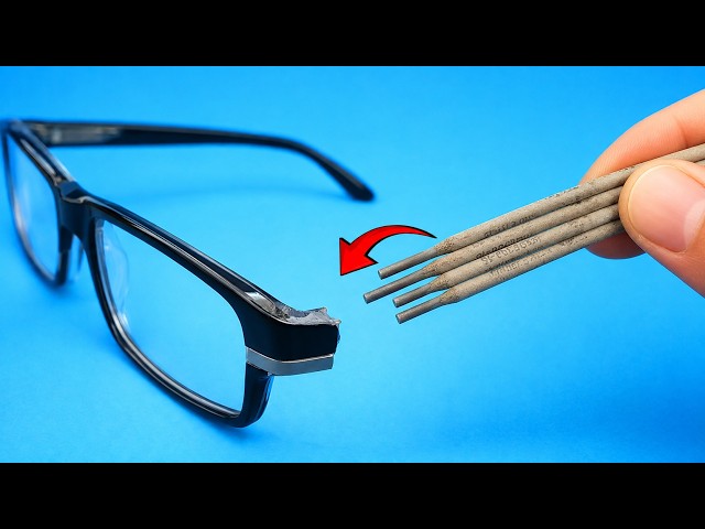 Plastic Welding Secret 😱! Amazing Way To Repair Broken Eyeglasses Into Like New!!!