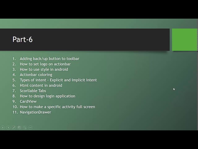Android Bangla Tutorial 6.1 : Introduction to part 6