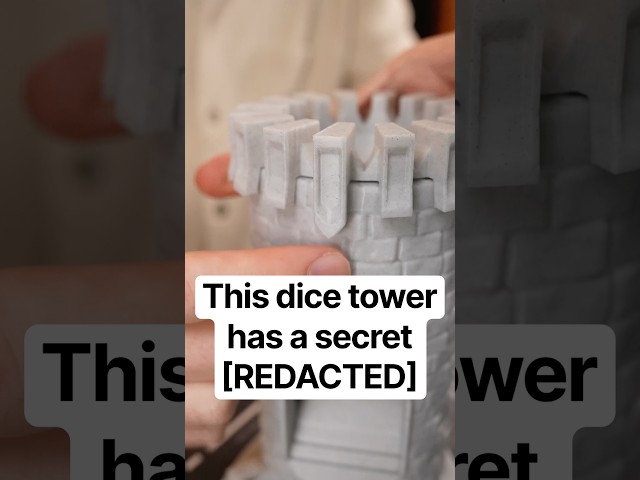 There are two ways to look at this 🏰 🎲 🤔 #dnd #3dprinting #deckofdmthings