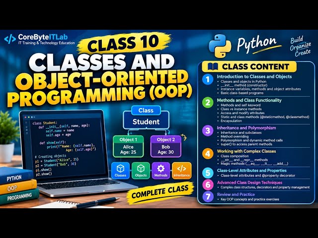 2.10.1 IT Advanced| Python  | Class 10 Lab Questions | Classes, Inheritance & Polymorphism& OOP