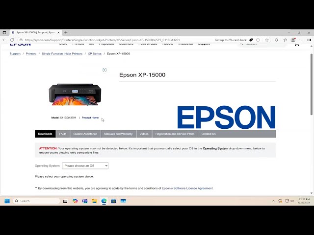 How To Install and Setup Epson Expression XP-15000 Printer [Guide]