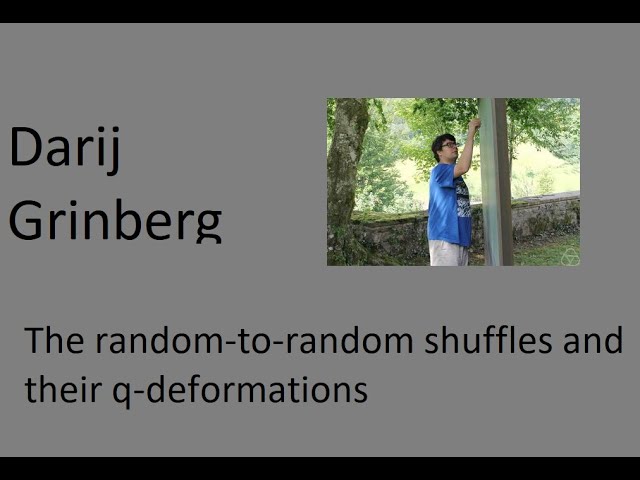 The random-to-random shuffles and their q-deformations by Darij Grinberg
