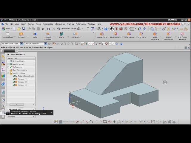 NX Training Exercises Tutorial - 1