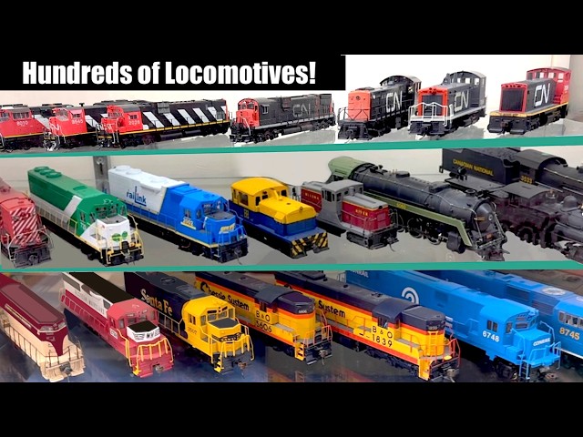 Hundreds of HO Locomotives Found at This Model Railroad Store!