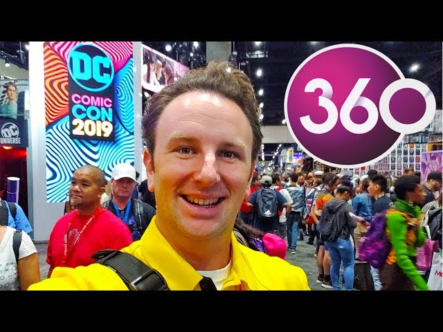 San Diego Comic Con 2019 Exhibit Hall Tour in 360° Video