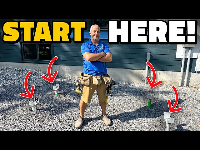 Build a Deck That Stays Flat, Level and Square (Do This First)