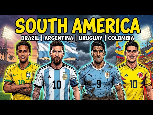 Every South American Football Culture Explained (Brazil, Argentina, Uruguay, Colombia, Chile...)