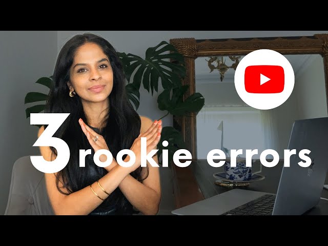 3 biggest mistakes I made as a YouTube beginner. Small channels, don't do this