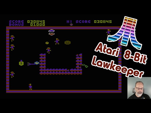 Atari 8-Bit Game Play, Lawkeeper