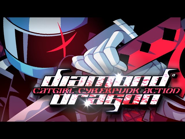 DIAMOND DRAGON - Catgirl Cyberpunk Action | GZDoom Mod Trailer
