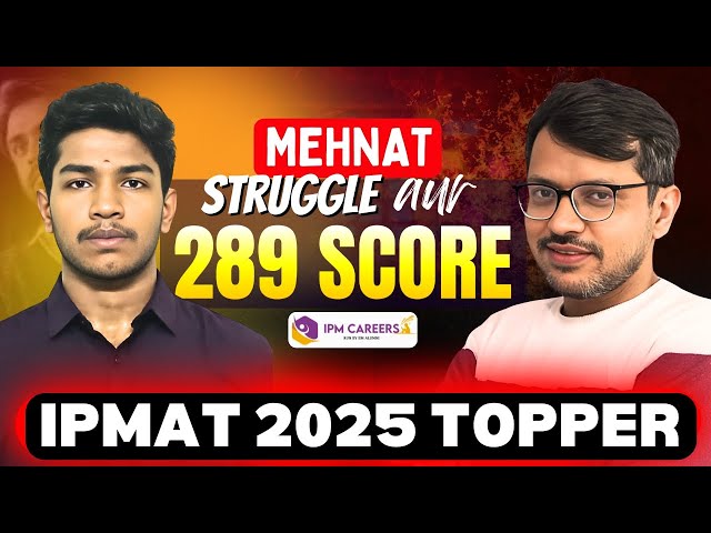 All India Topper | IPMAT 2025 | Director's Special Batch
