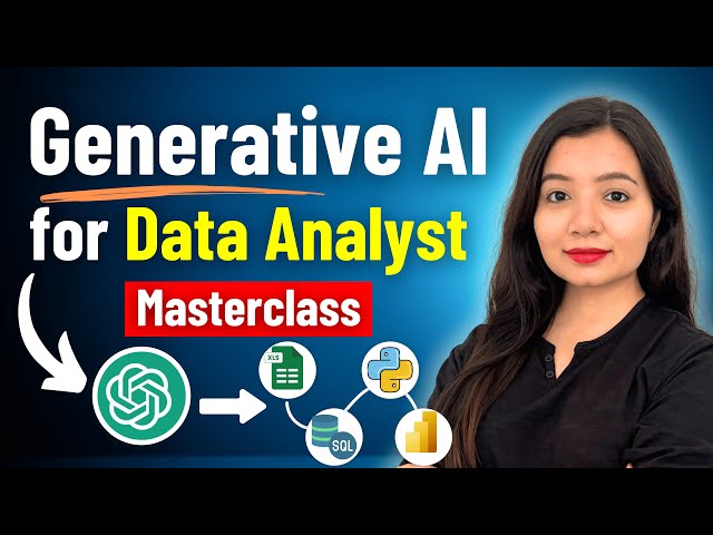 Generative AI for Data Analyst 2026 Full CRASH COURSE in 2 hours | Master Prompt Engineering