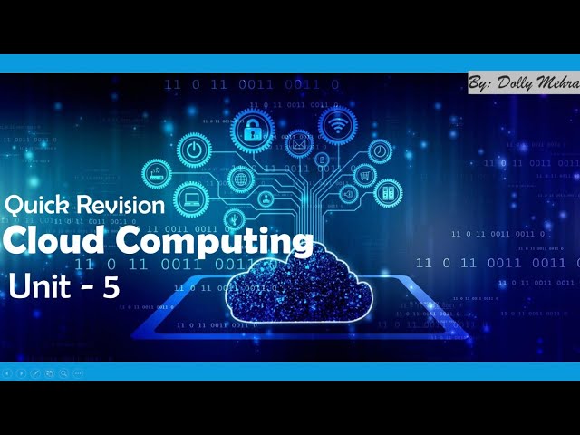 Unit - 5 | Cloud Computing | Quick Revision | Dolly Mehra