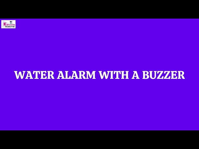 How to Build a Water Alarm in Tinkercad | Simple Electronics Tutorial