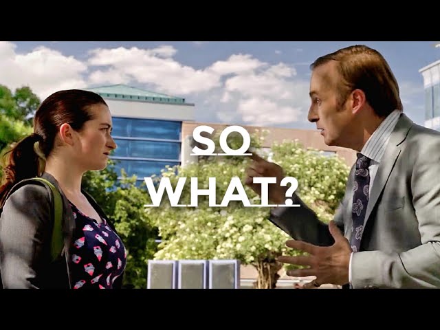 Life-Changing Advice | Kristy Esposito | Better Call Saul - Edit