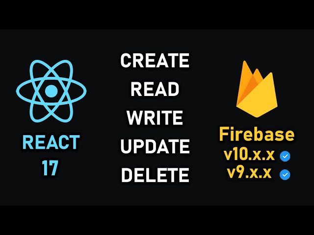 READ, WRITE, UPDATE, DELETE Data | Firebase Realtime DB v9 | React JS