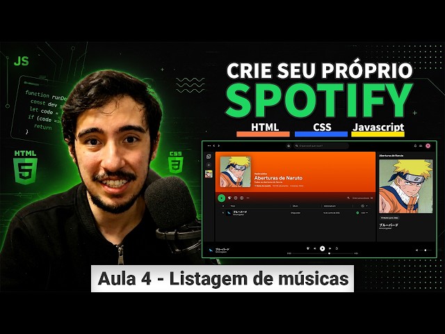 How to Build Your Own Spotify Clone with HTML, CSS, and JavaScript | Song List (#4)
