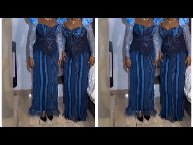 How to Cut & Sew an Aso Oke Pencil Skirt | Easy Sewing Tutorial 