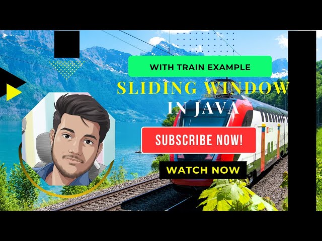 📝👉Sliding Window Algorithm in Java | Easy Explanation with Example🔥|| Subscribe 🔔