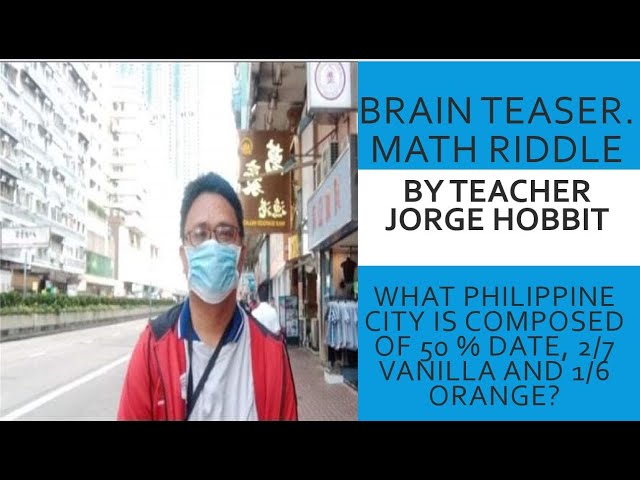 Stretching One's Mind through this Math Brain Teaser