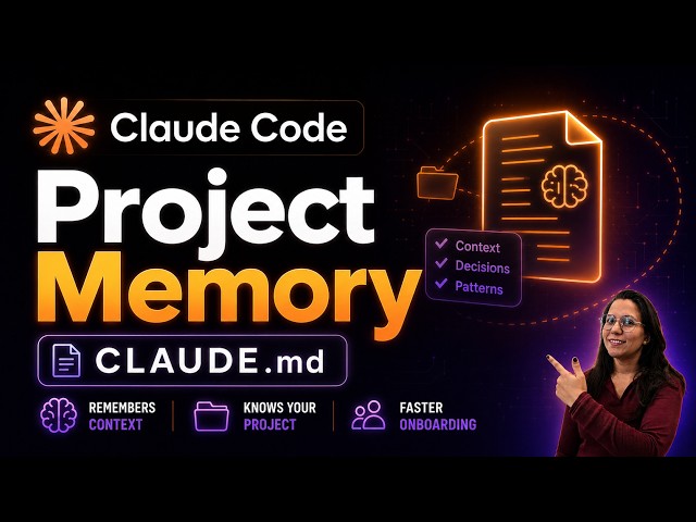 Claude Code Project Memory | E14 | CLAUDE.md Explained
