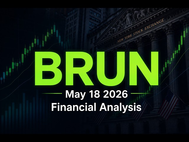 Boost Run Inc. Post-Merger Financial Analysis and Valuation Report BRUN $BRUN #BRUN #stockmarket