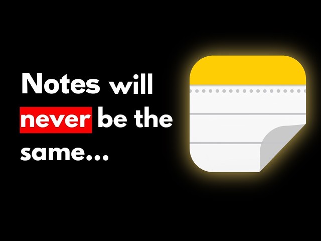 Apple Notes app Can Do WAY More Than You Think — 10 Tips You Need