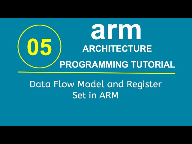 ARM Programming Tutorial 5- Data Flow Model and Register Set in ARM