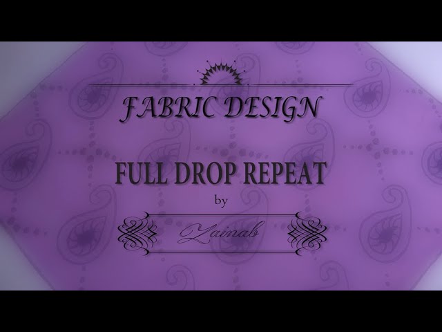 FABRIC DESIGN_FULL DROP REPEAT.... by [ZAINAB FAROOQ] DESIGN CREATOR