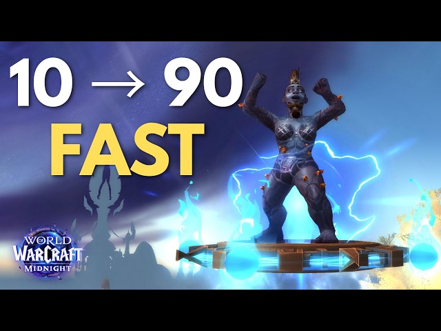 Fastest 10–90 Leveling Route in WoW Midnight (Under 3 Hours)