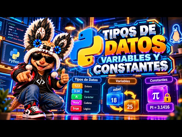 PYTHON - Tipos de datos - Variables y Constantes | Curso de Programación desde Cero #002