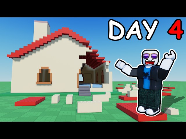 i built a Roblox house BRICK BY BRICK... LITERALLY...