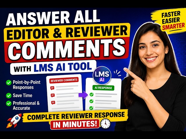 AI Review Response Generator for Editor and Reviewer Comments