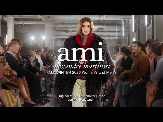 AMI PARIS Alexandre Mattiussi Fall / Winter 2026 Ready-To-Wear - Original Music By Jennifer Rouse