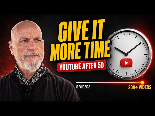 Starting YouTube After 50? Give It More Time