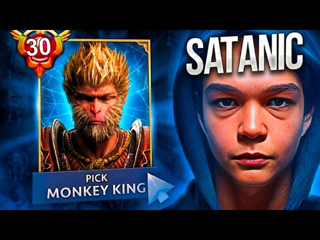 7.41B Patch Monkey King Carry is CRAZY | Satanic Gameplay