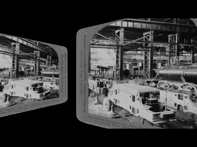 Electric Locomotive for Mine Haulage, Baldwin Works 1905 (silent, still image)