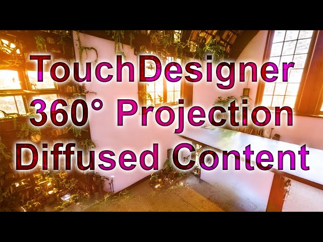 TouchDesigner Walkthru - 360° Projection of AI-Diffused Content