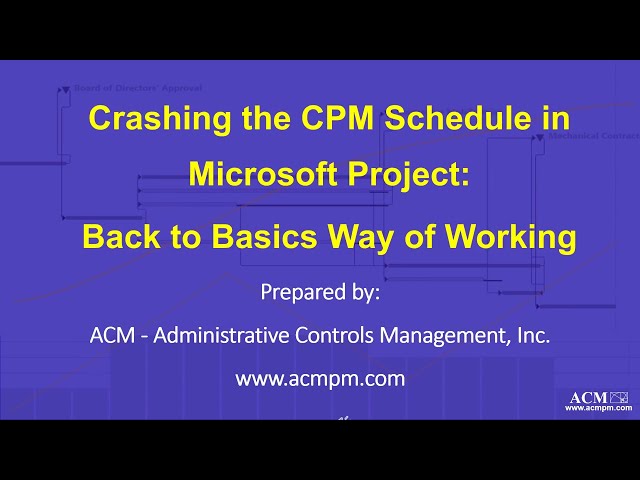 Crashing a Microsoft Project CPM Schedule, alternative to Fast Tracking