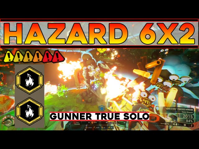 Burning Hell + Volatile Bullets | Hazard 6x2 True Solo Gunner | Deep Rock Galactic