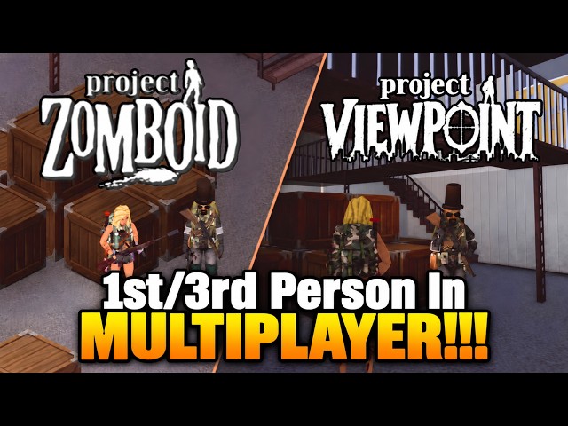 1st/3rd Person 3D In MULTIPLAYER!! | Project Zomboid