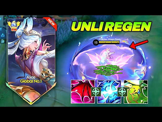  ALICE BECAME A REGEN MONSTER 🔥 | MOST BROKEN BUILD & EMBLEM RIGHT NOW! | MLBB 2026