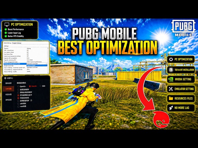 TGB 64 File + NVIDIA + Pc Optimization Guide 2026 | PUBG Emulator Lag Fix for Low & High End PCs