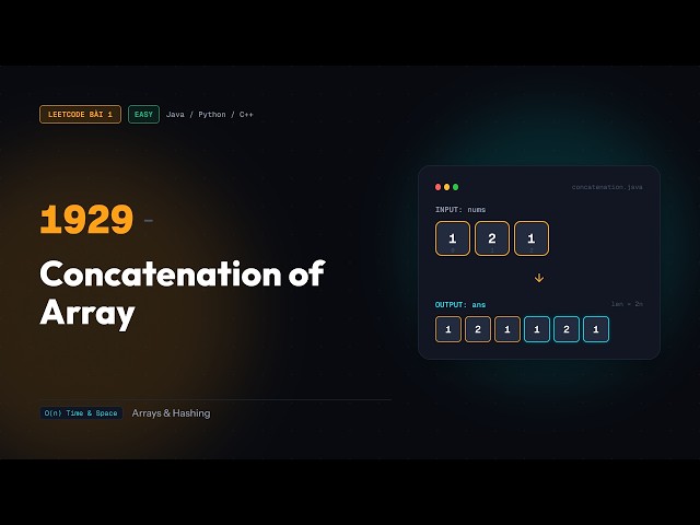Bài 1 - 1929. Concatenation of Array